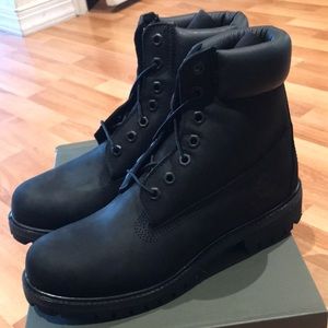 Men’s Black Suede Timberland Shoes